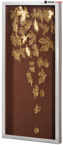 Панно золотистое "Листопад 1" фото фото 2