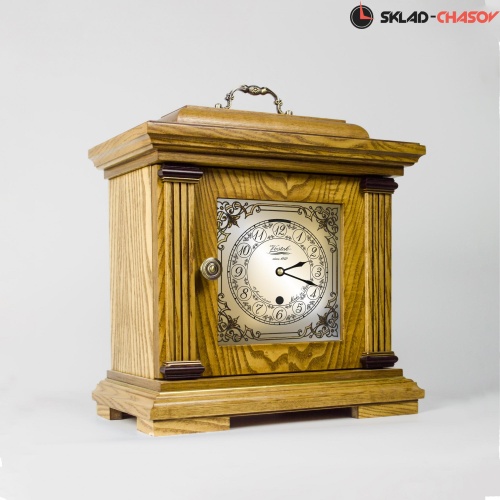 Часы Каминные механические 5-ЧМ Дуб ясный фото