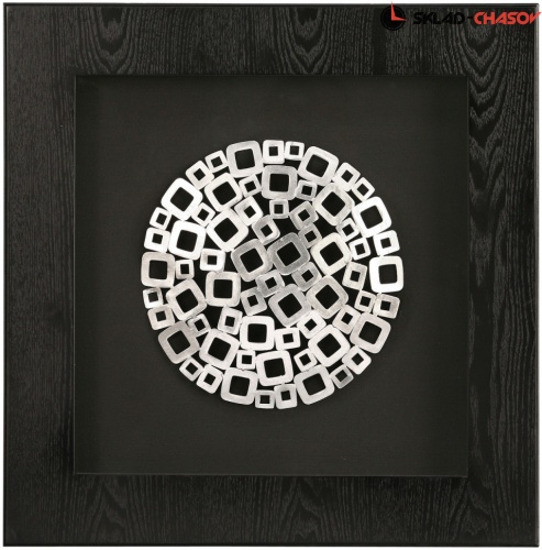 Настенное панно "Металлические квадраты" фото