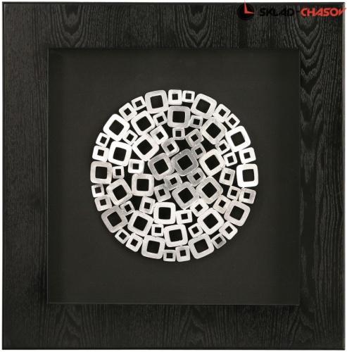 Настенное панно "Металлические квадраты" фото