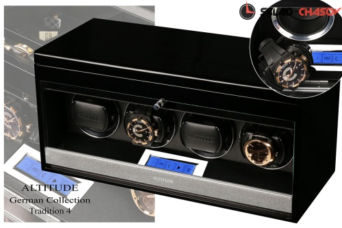 Шкатулка для подзавода 4-x часов. Венге. Коллекция TRADITION фото фото 3