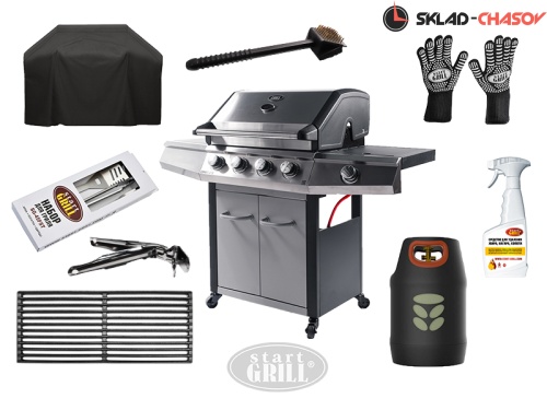 Комплект-стандарт: Газовый гриль Esprit-4-2021 и инструменты фото