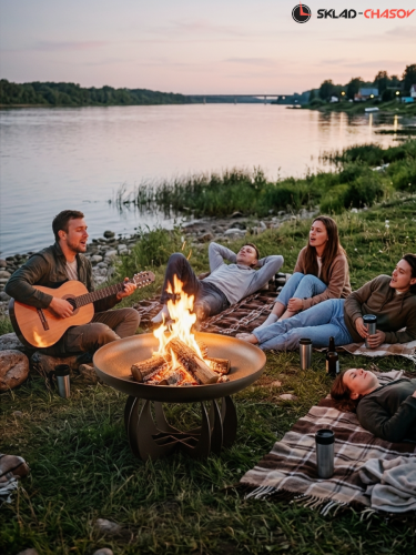 Костровая чаша Факел Лепесток высокий выпуклый 80 фото фото 9