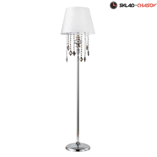 Торшер Crystal Lux Mercedes PT1 Chrome/Smoke фото