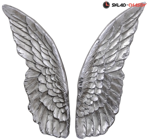 Панно рельефное "Крылышки серебряные" фото фото 2