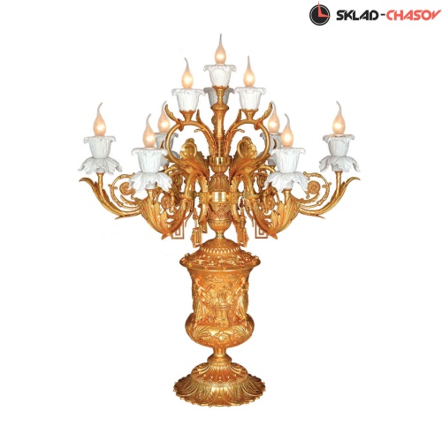 Бронзовый торшер Mahdi FL 286/10 фото