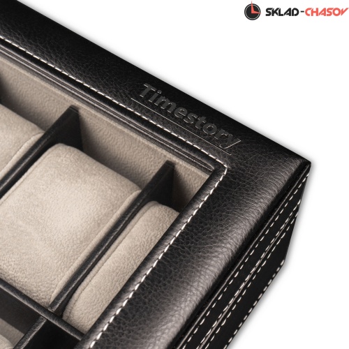 Шкатулка для хранения 12-ти часов Leather 012BL фото фото 5