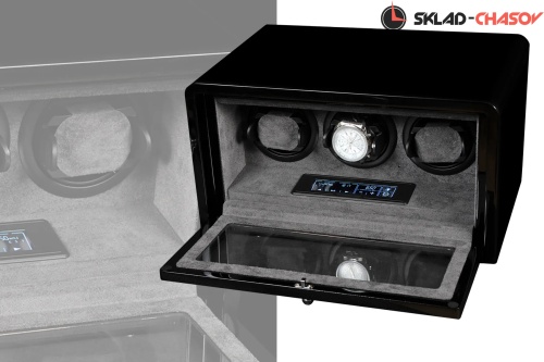 Шкатулка для автоподзавода 3-х часов APC 3 BBR фото фото 3