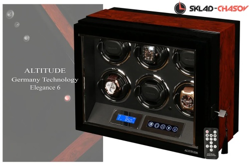 Шкатулка для автоподзавода 6-ти часов Е1708HL-B фото фото 3