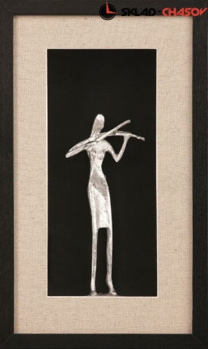 Настенное панно из серии "Музыканты": "Скрипачка" фото фото 4