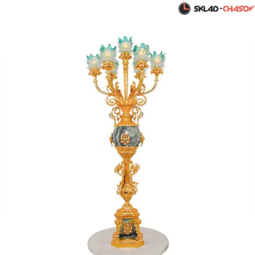 Бронзовый торшер Pars Luster FL910280/8 фото