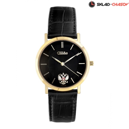 Кварцевые Слава "Премьер" логотип Герб РФ 1129378/300-2035 фото фото 2