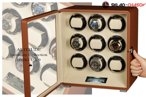 Шкатулка Altitude для подзавода 9-х часов P9BRW-FL фото фото 5