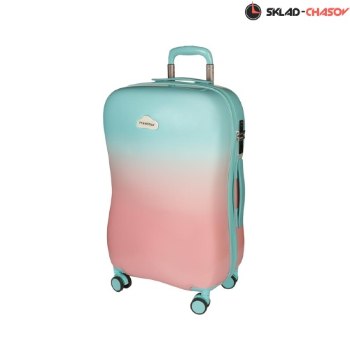 Чемодан с отпечатком пальца LADY MewTour 24 фото