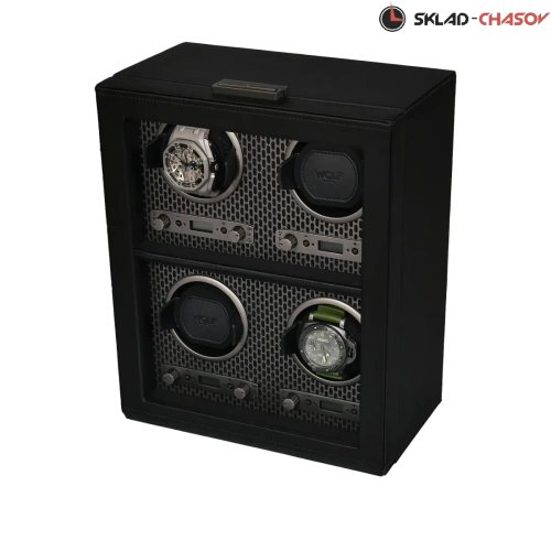 Шкатулка для автоподзавода 4-х часов Wolf 469503 фото