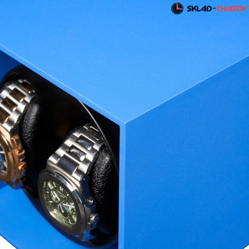 Шкатулка для автоподзавода 2-х часов Altitude A2Blue-PLC фото фото 5