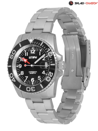 Часы "ШТУРМ" 75967452кк на браслете механические фото фото 4