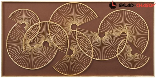 Панно золотистое "Волшебные измерения" фото