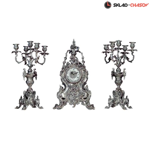 Набор бронзовых часов с канделябрами Mahdi Luster C3044 фото