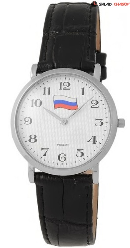 Кварцевые Слава "Премьер" логотип Флаг РФ 1121269/300-2025 фото