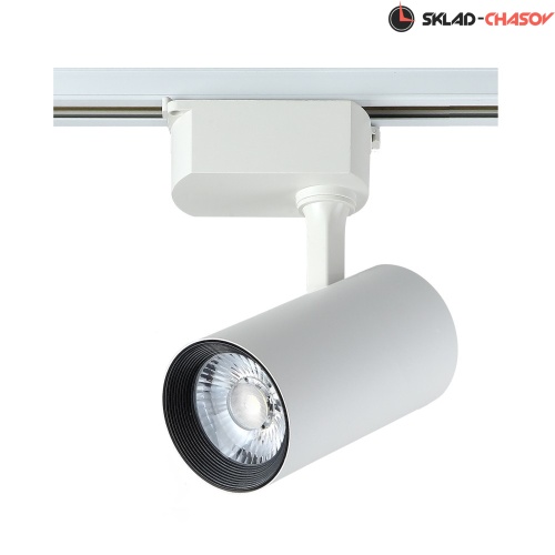 Трековый светильник однофазный Crystal Lux CLT 0.31 006 20W WH фото