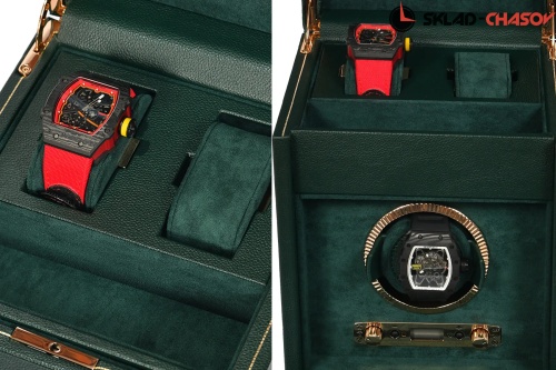 Шкатулка для автоподзавода 1-х часов Wolf 792141 фото фото 8