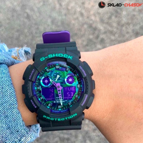 Casio GA-100BL-1AER фото фото 2