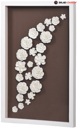 Панно керамическое "Цветочный свод 1" фото