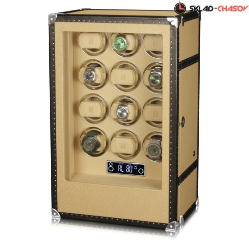 Шикарная шкатулка для автоподзавода 12 часов Vintage12 фото