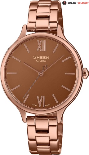 Японские наручные часы Casio Sheen SHE-4560PG-4A фото