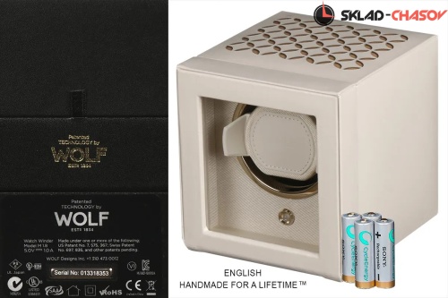 Шкатулка для автоподзавода 1-х часов Wolf 301853 фото фото 4