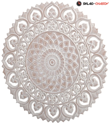 Панно круглое "Снежный узор" фото фото 2