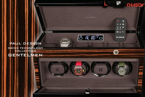 Шкатулка Paul Design для подзавода 4-х часов Gentlemen 4+6 mac-n фото фото 6