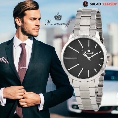 Часы наручные кварцевые "Romanoff" 7056G3 фото фото 4