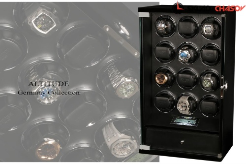 Шкатулка Altitude Diamond для подзавода 12-х часов DX-12bb-fl фото фото 6