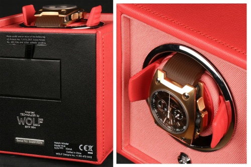 Шкатулка для автоподзавода 1-х часов Wolf 455242 фото фото 2