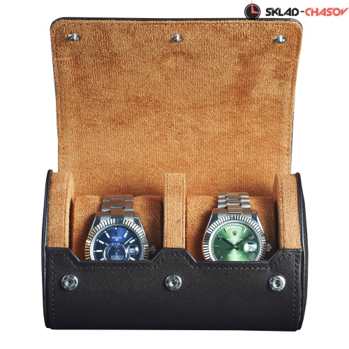 Футляр для перевозки 2-х часов Voyage 02HBR фото фото 4