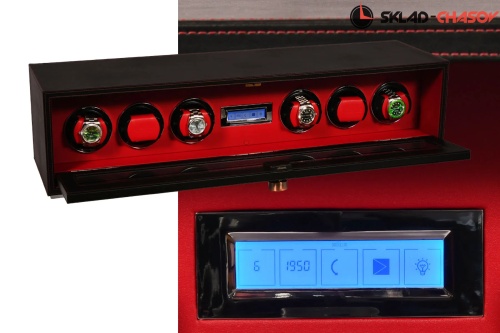 Шкатулка для автоподзавода 6-ти часов Duke 6 фото фото 5