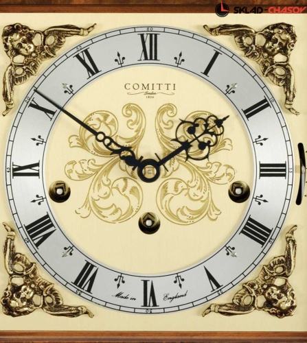 Часы настольные COMITTI The Georgian Basket Top In Walnut C4211TCH фото фото 3