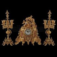 Часы с канделябрами Lampa С133 фото