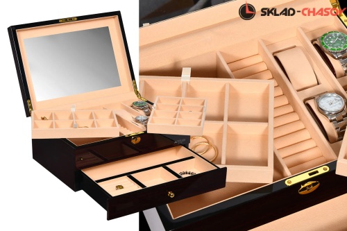 Шкатулка для хранения украшений и 4-х часов J301ECC фото фото 5