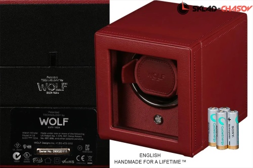 Шкатулка для автоподзавода 1-х часов Wolf 461126 фото фото 3