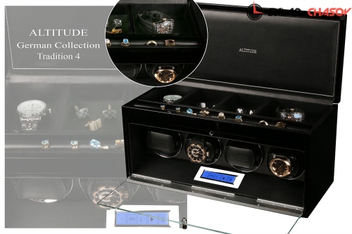 Шкатулка для подзавода 4-x часов. Венге. Коллекция TRADITION фото фото 2