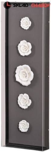 Панно из керамики "Цветы счастья 3" фото фото 2