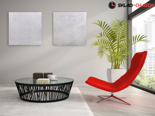 Панно рельефное "Карта мира 2" фото