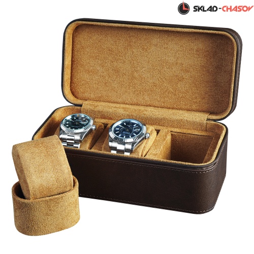 Футляр для перевозки 3-х часов Voyage 03ZBR фото фото 4