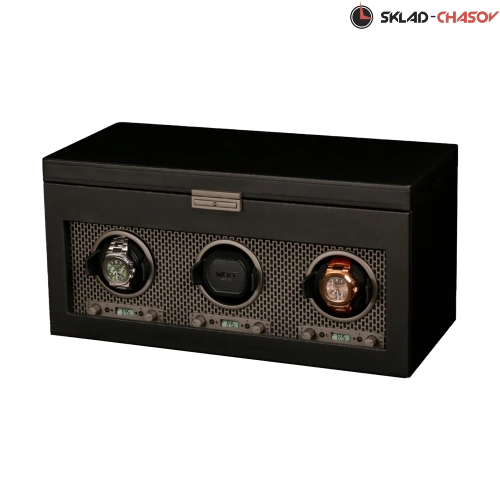 Шкатулка для автоподзавода 3-х часов Wolf 469403 фото