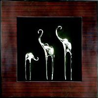 Настенное панно "Три слона" фото