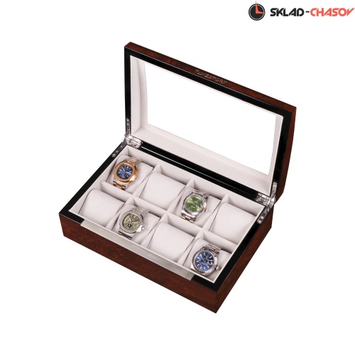 Шкатулка для хранения 8-ми часов  ELEGANCE 08GL фото фото 4