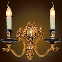 Бронзовое бра Lampa LHW-412/2 фото